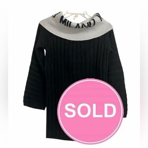 Milano Fashion Nova Cowl Neck 3/4 Sleeve Sweater